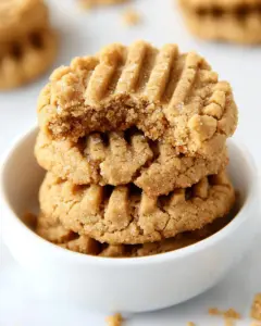 Flourless Peanut Butter Cookies