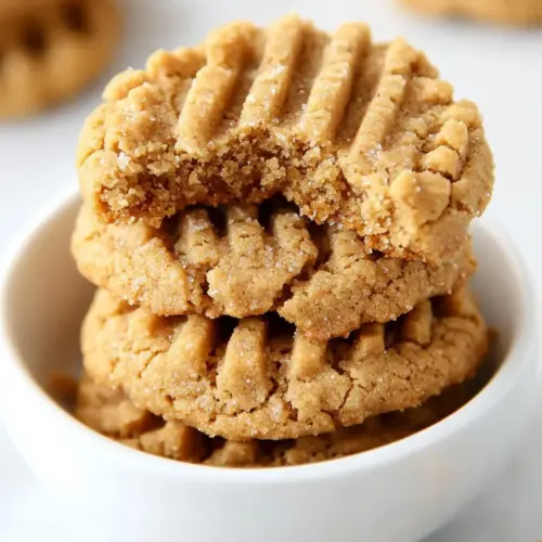 Flourless Peanut Butter Cookies