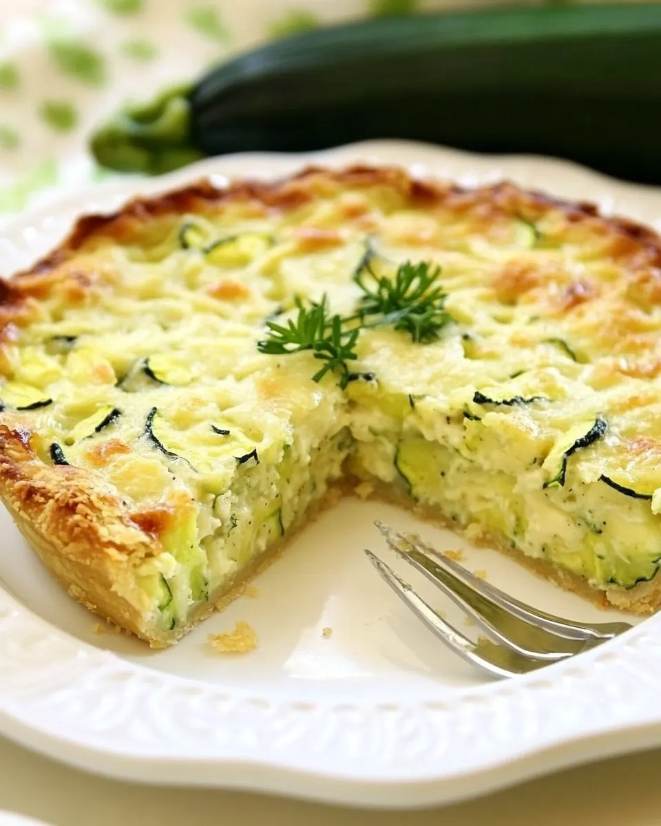 Flourless Zucchini Pie