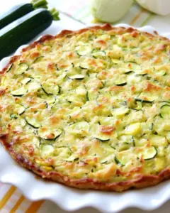 Flourless Zucchini Pie