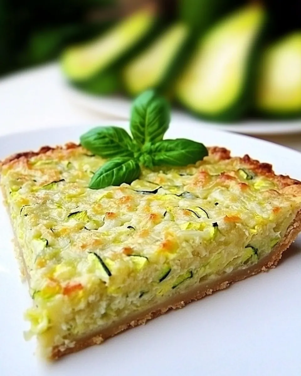 Flourless Zucchini Pie