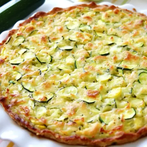 Flourless Zucchini Pie