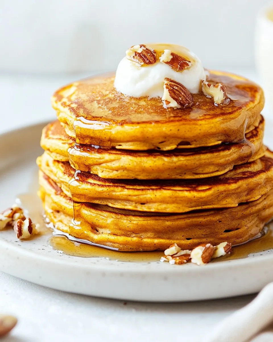Fluffy Pumpkin Pancakes