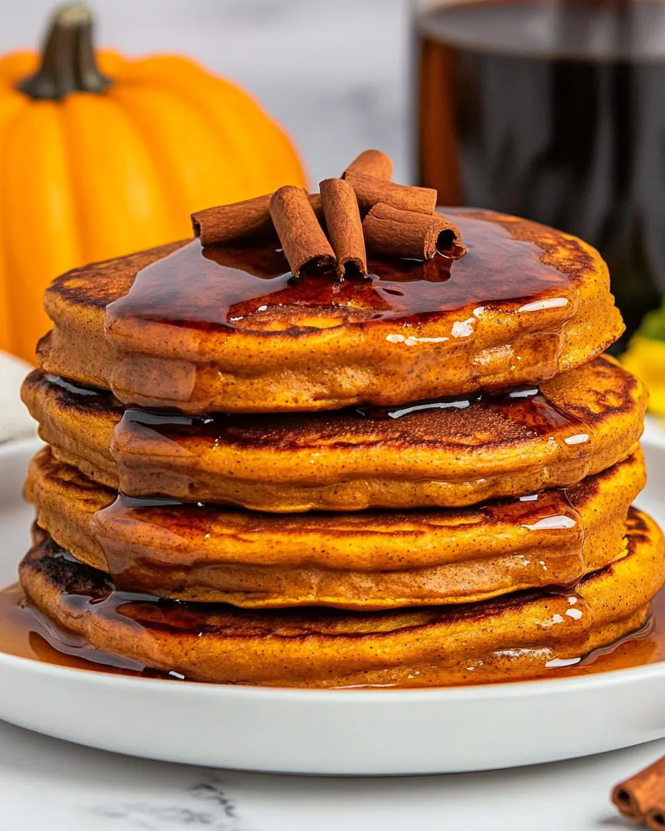 Fluffy Pumpkin Pancakes