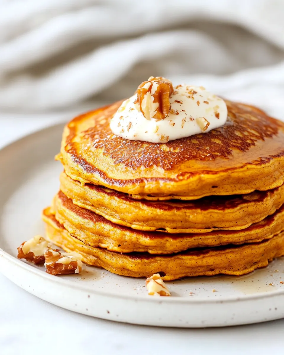 Fluffy Pumpkin Pancakes