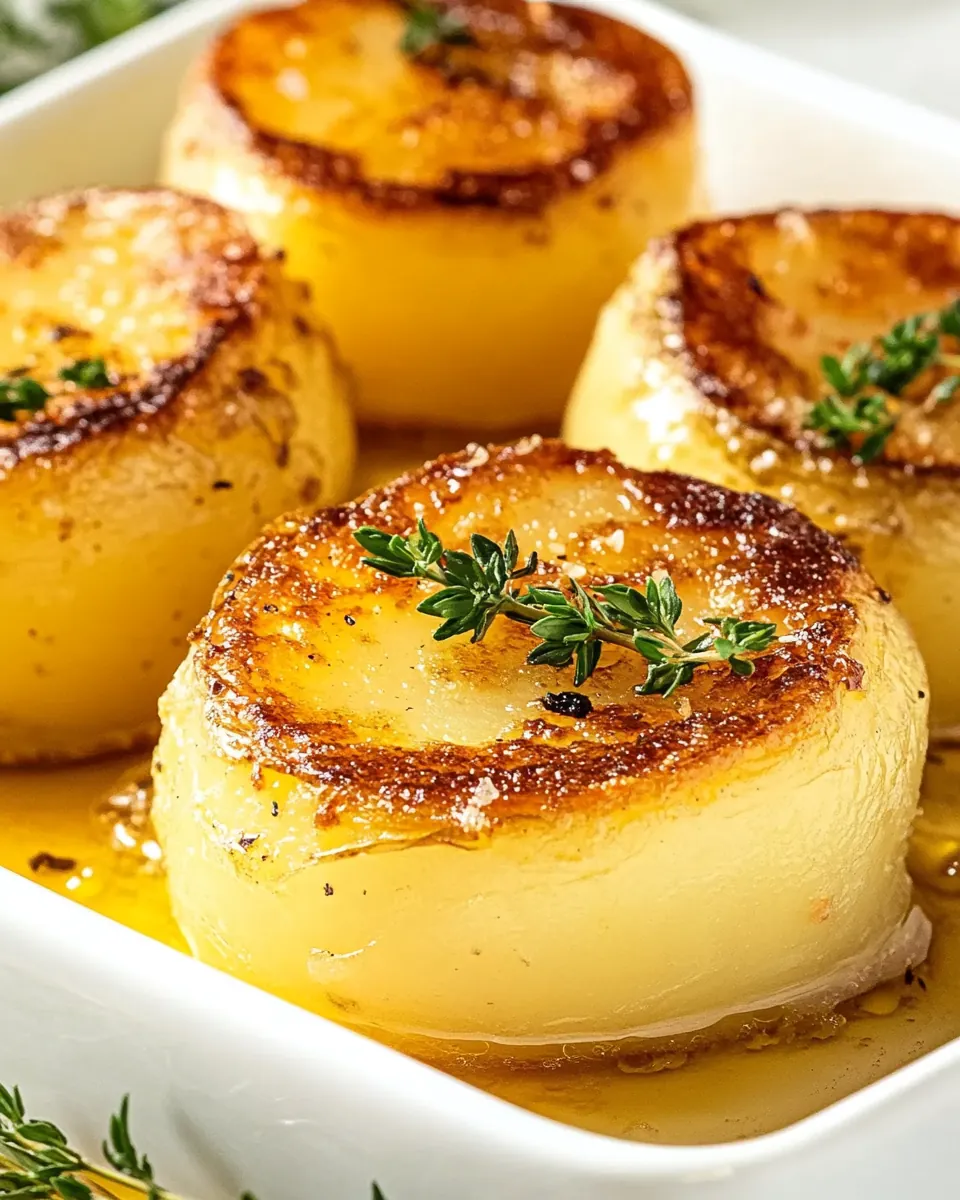 Fondant Potatoes