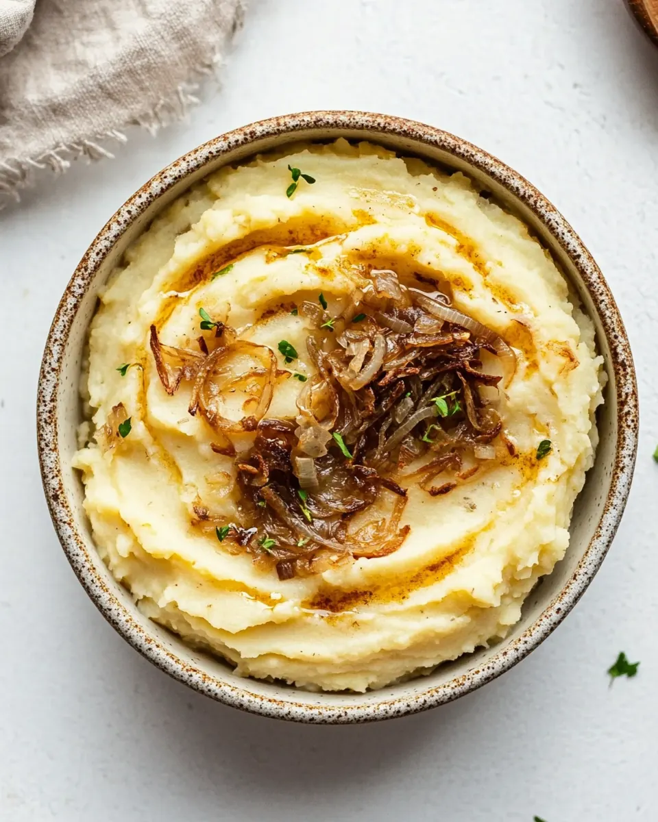 French Onion Mashed Potatoes