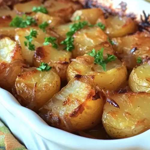 French Onion Oven Potatoes