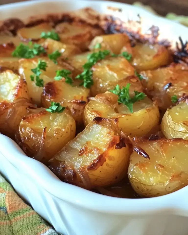 French Onion Oven Potatoes