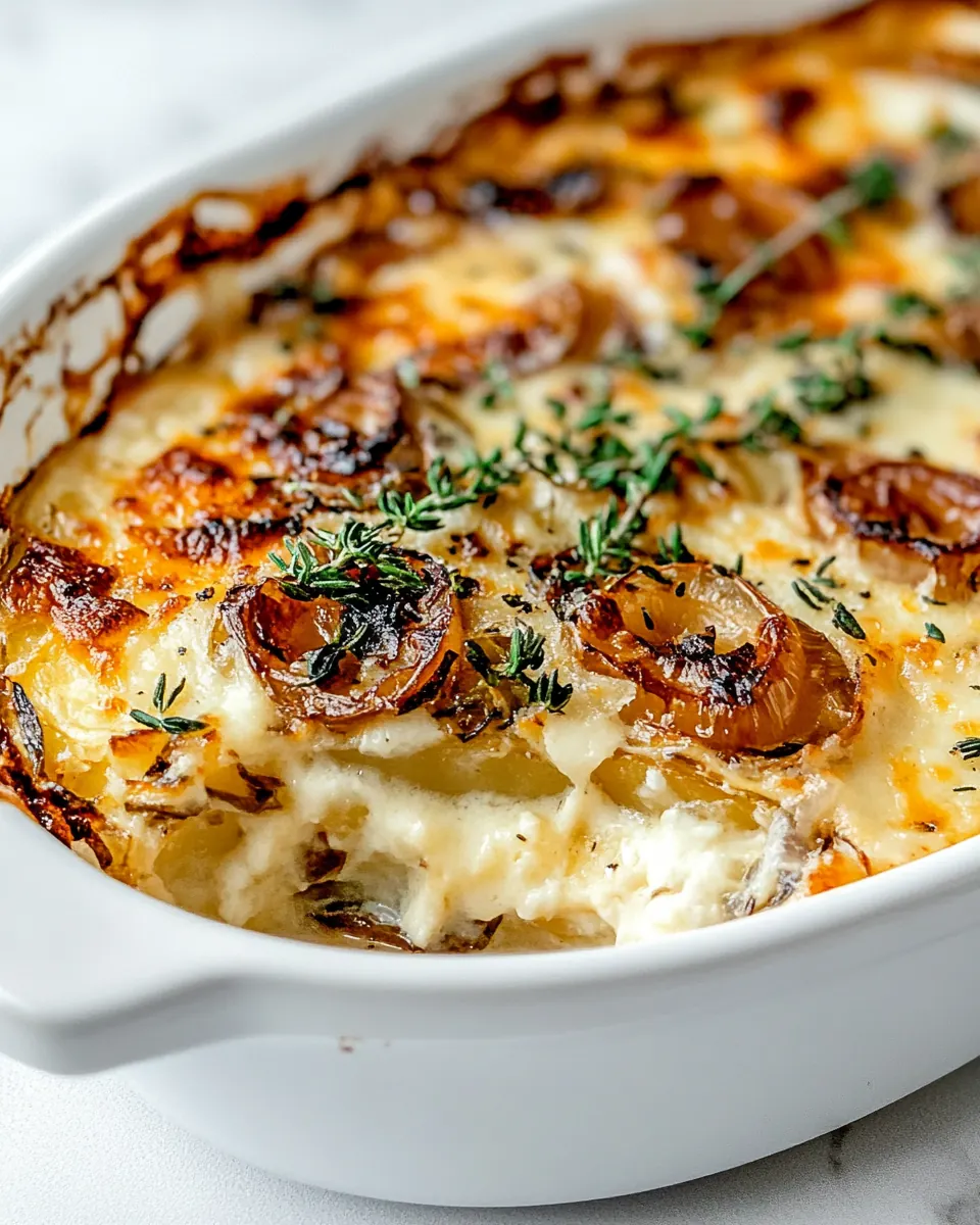 French Onion Scalloped Potatoes