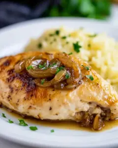 French Onion Stuffed Chicken