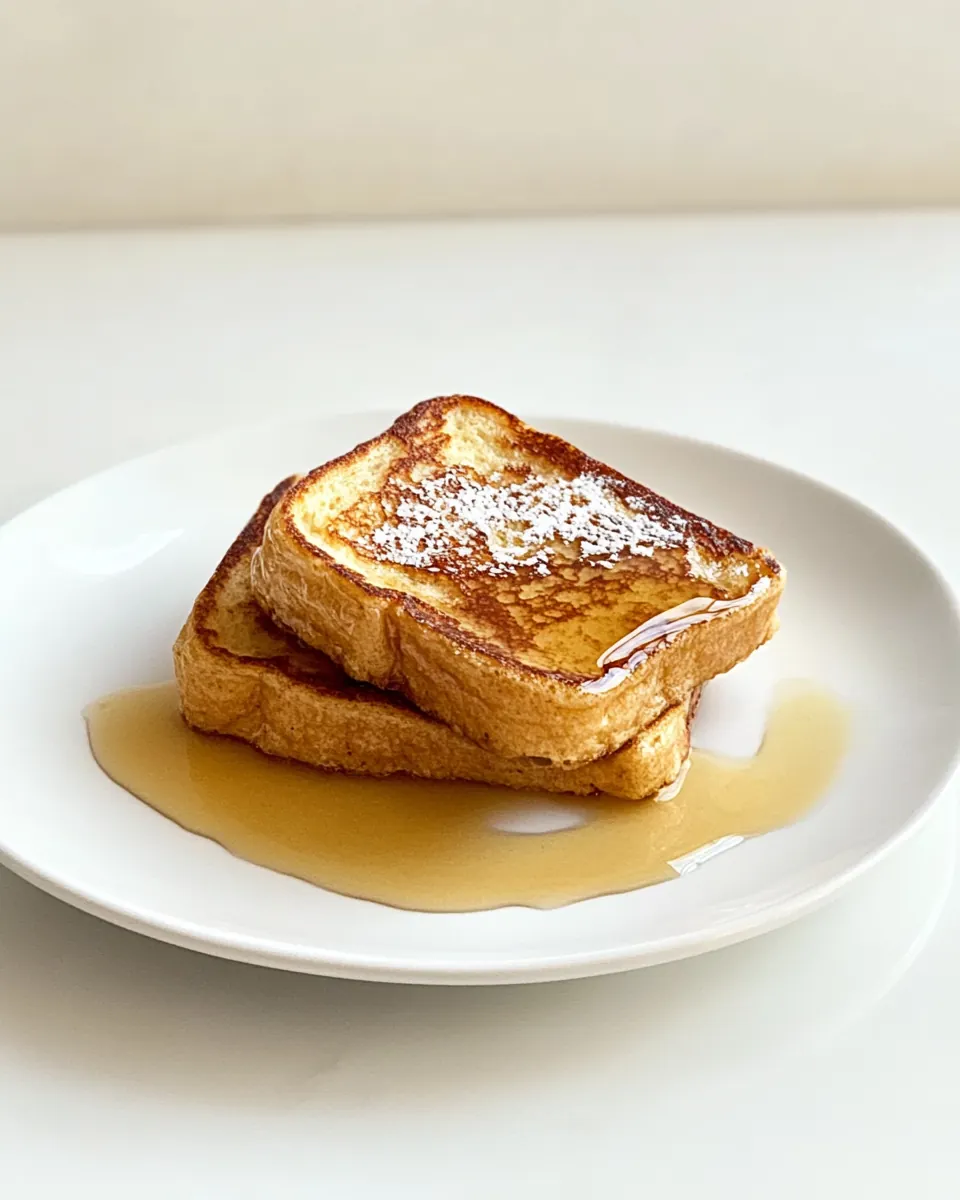 French Toast Recipe for One