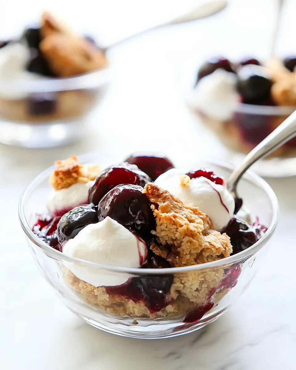 Fresh Cherry Cobbler