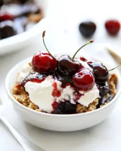 Fresh Cherry Cobbler