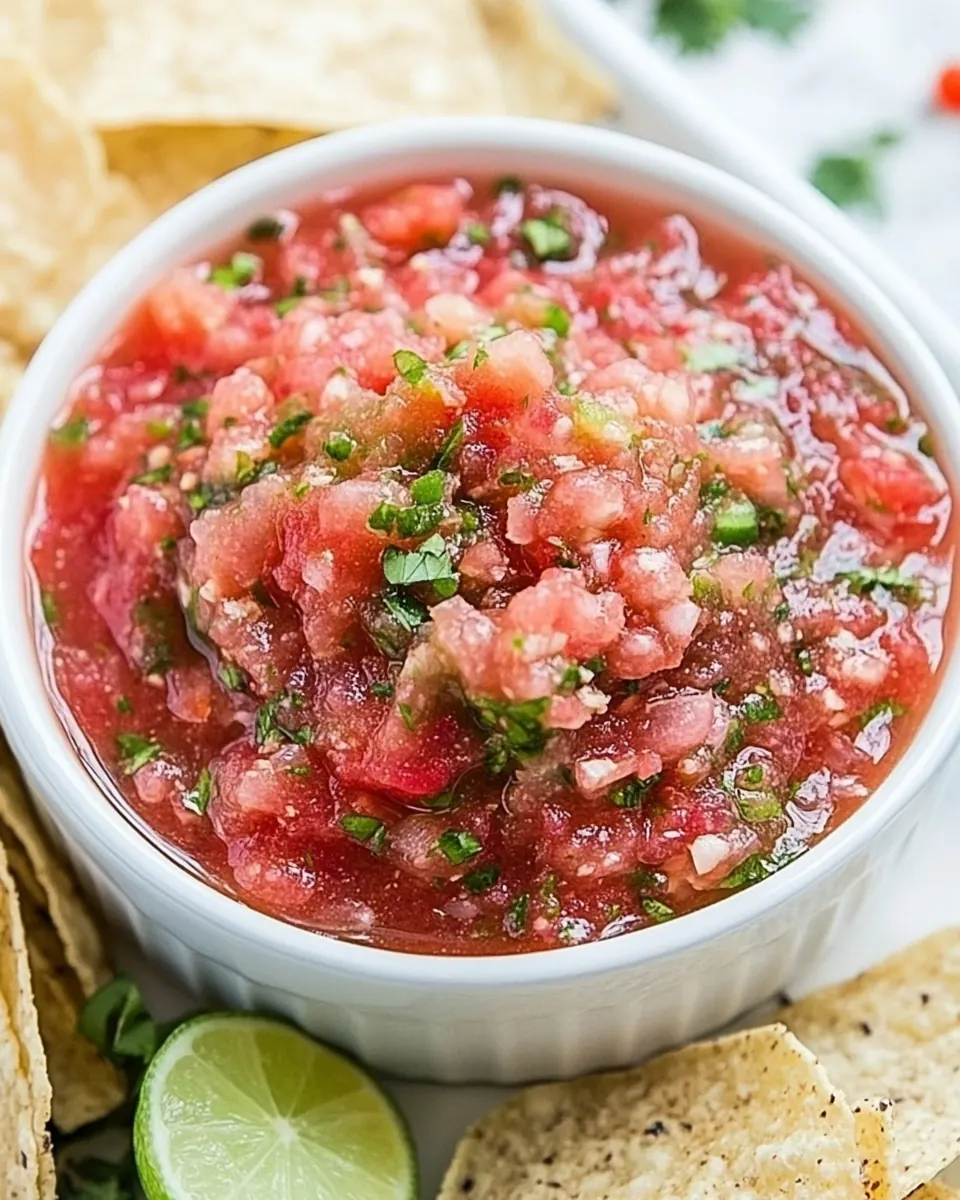 Fresh Homemade Salsa