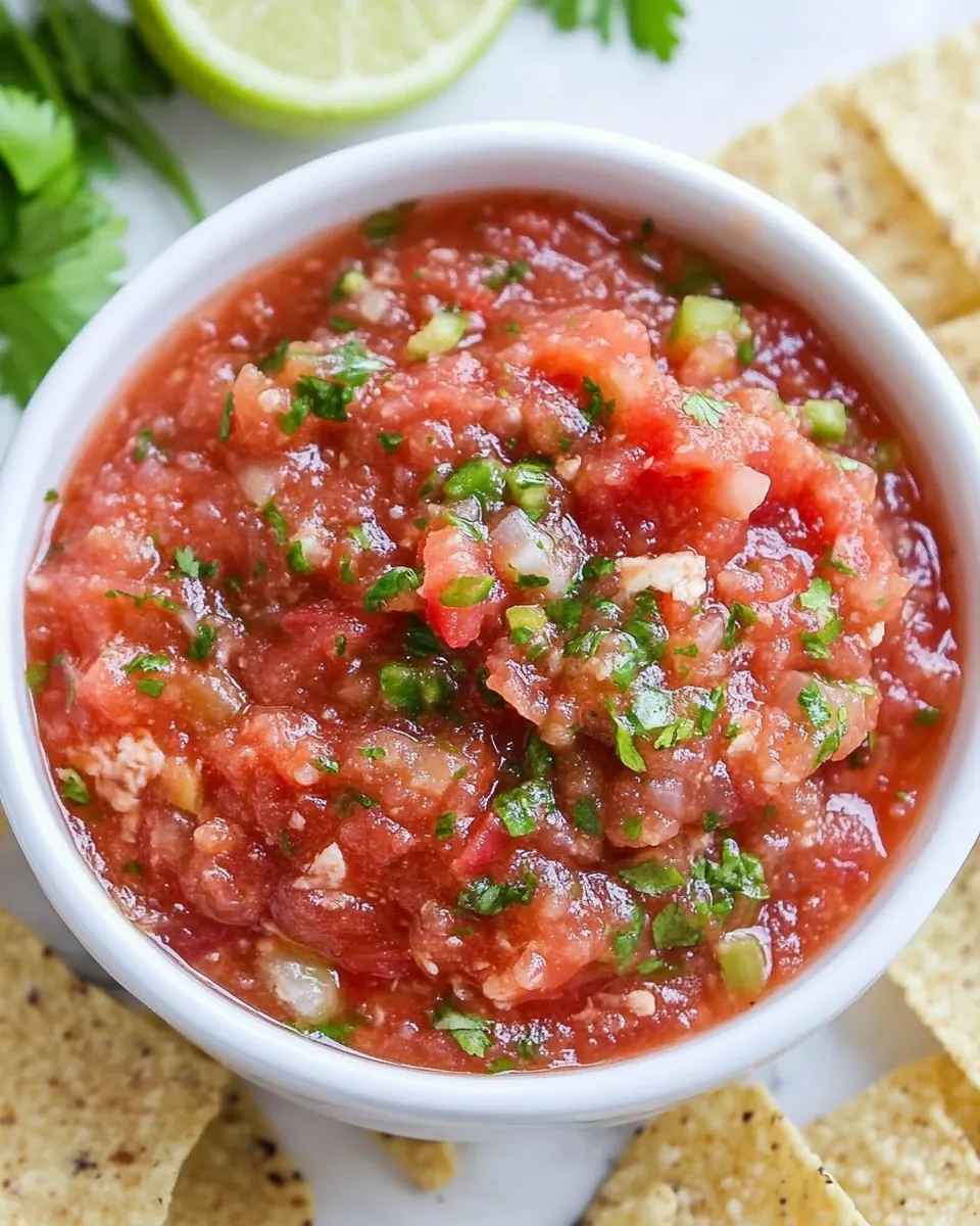Fresh Homemade Salsa