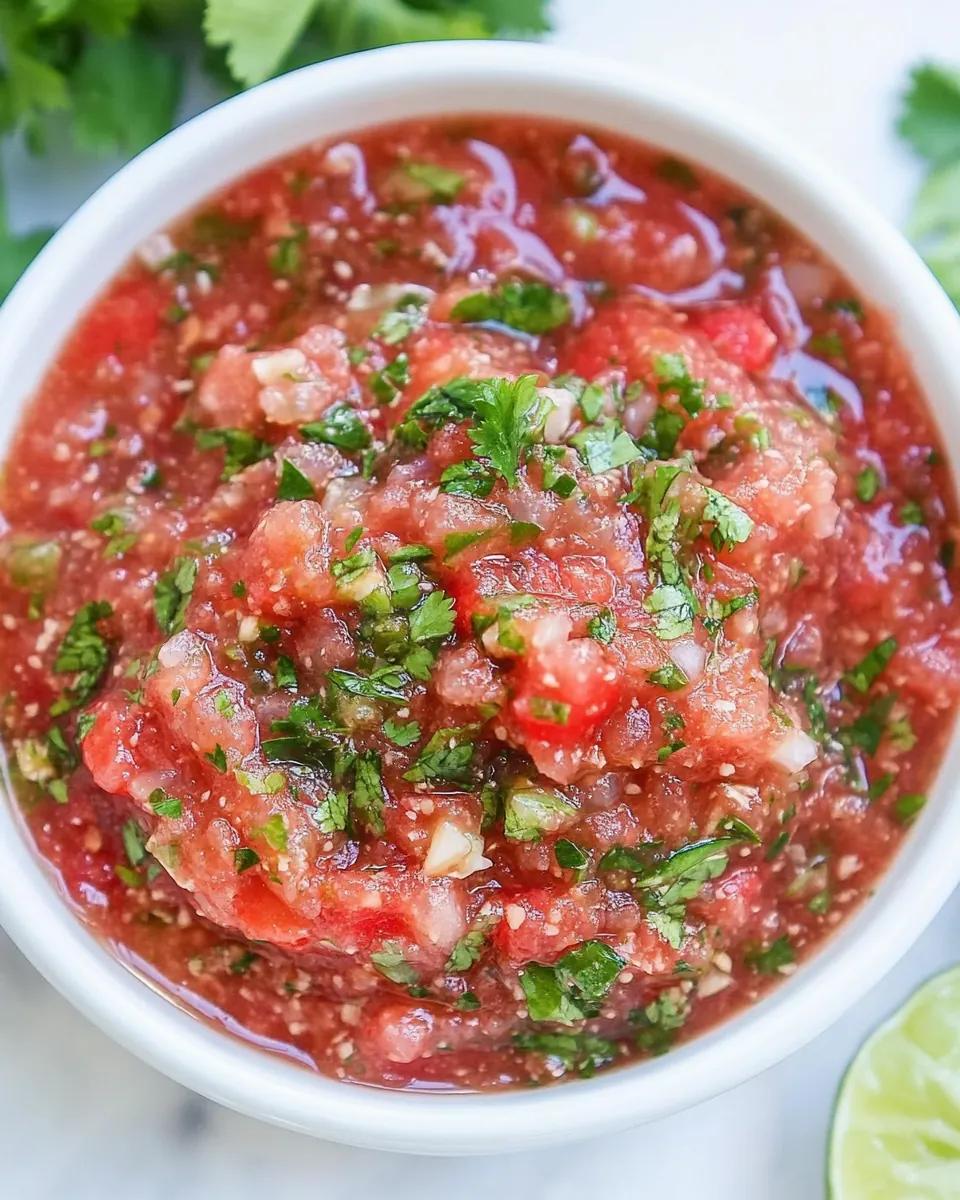 Fresh Homemade Salsa