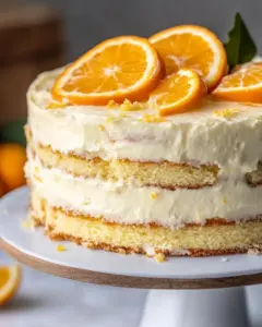 Fresh Orange Layer Cake