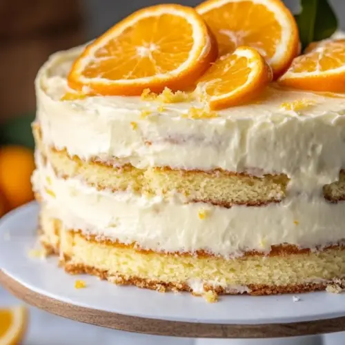 Fresh Orange Layer Cake