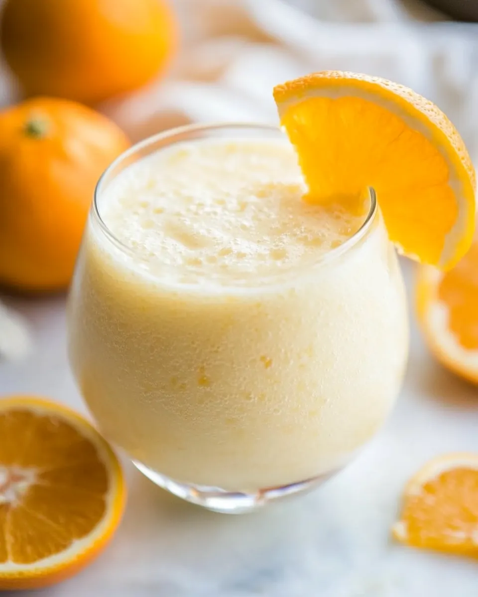 Fresh Orange Smoothie