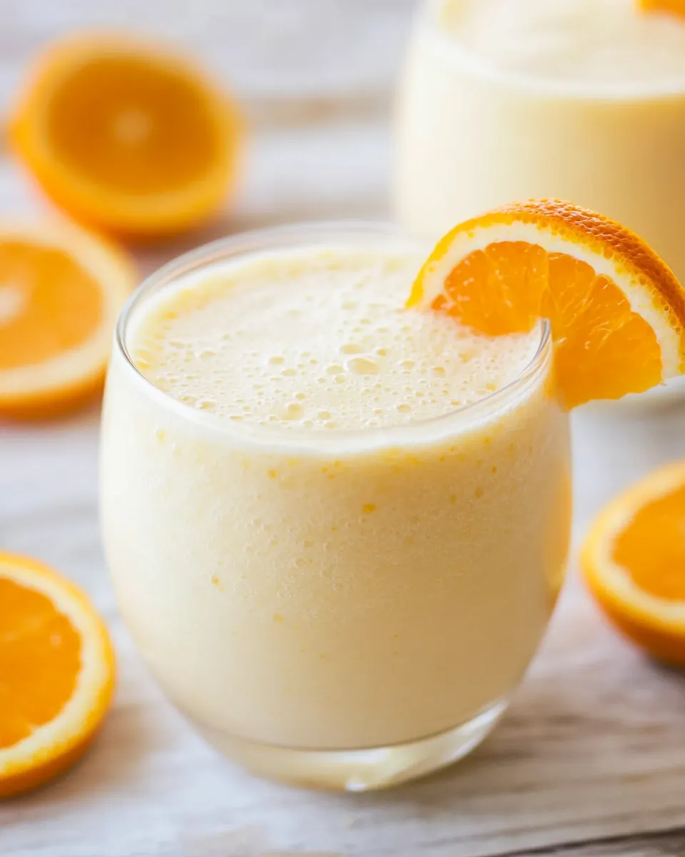 Fresh Orange Smoothie