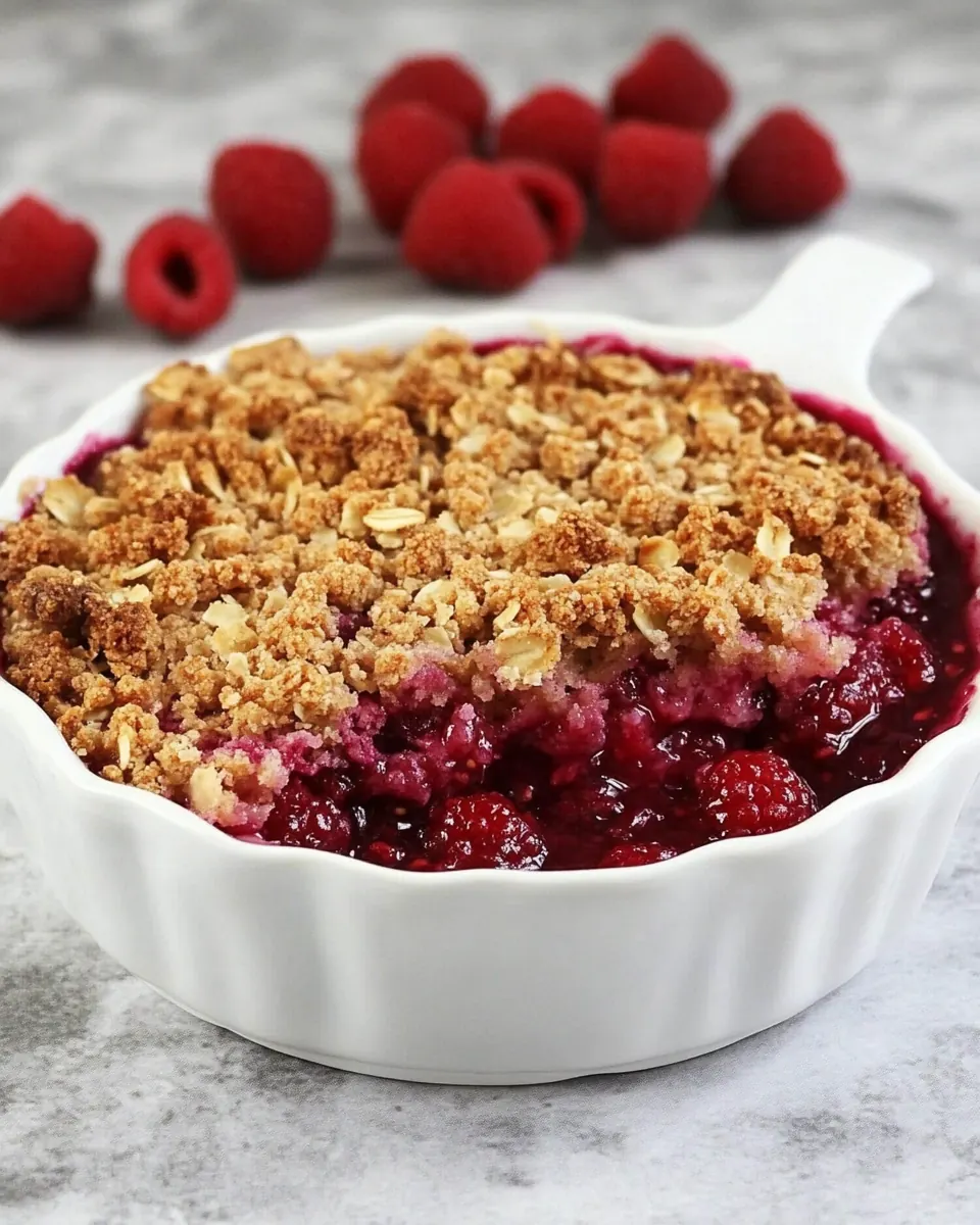 Fresh Raspberry Crisp