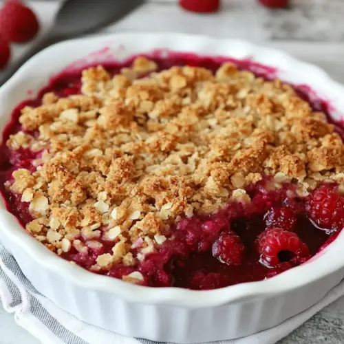 Fresh Raspberry Crisp