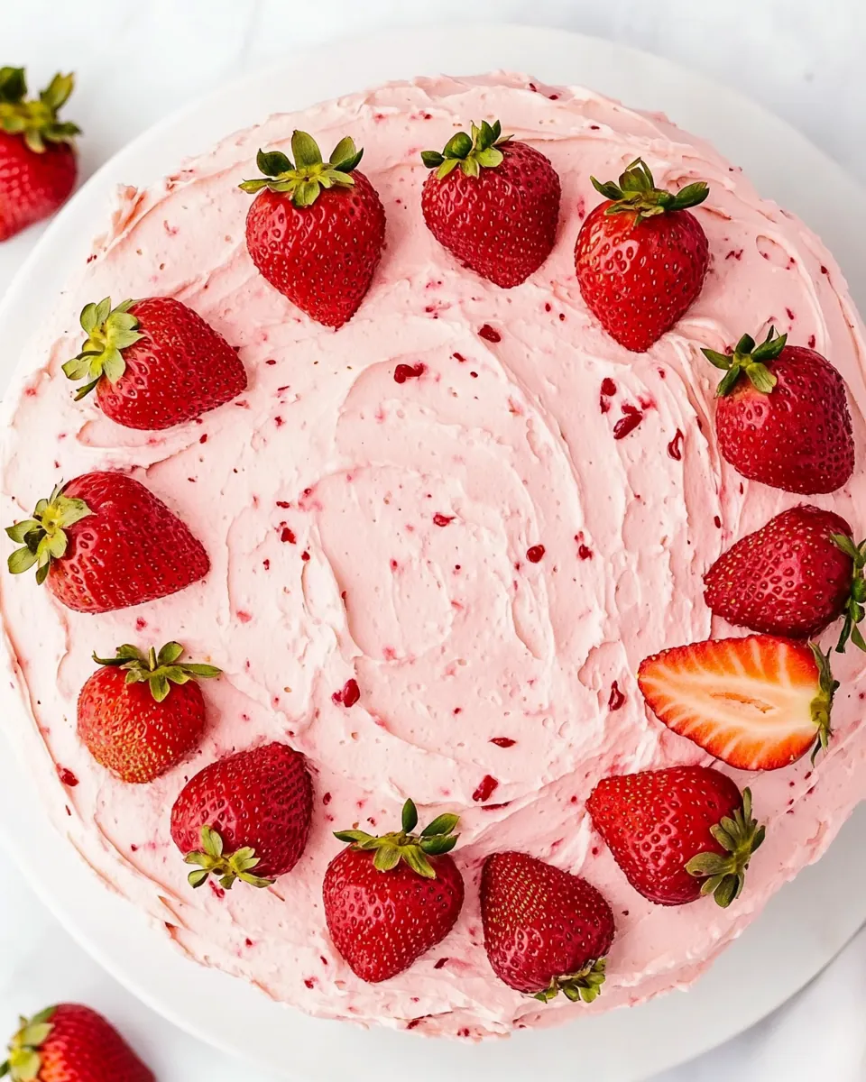 Fresh Strawberry Cake
