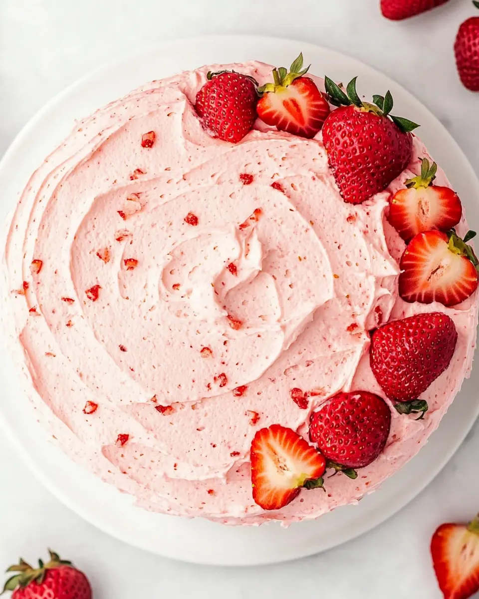 Fresh Strawberry Cake