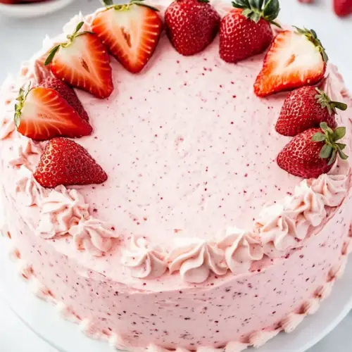 Fresh Strawberry Cake