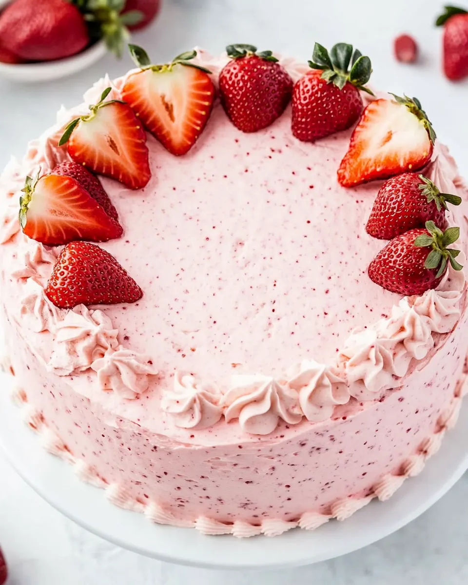 Fresh Strawberry Cake