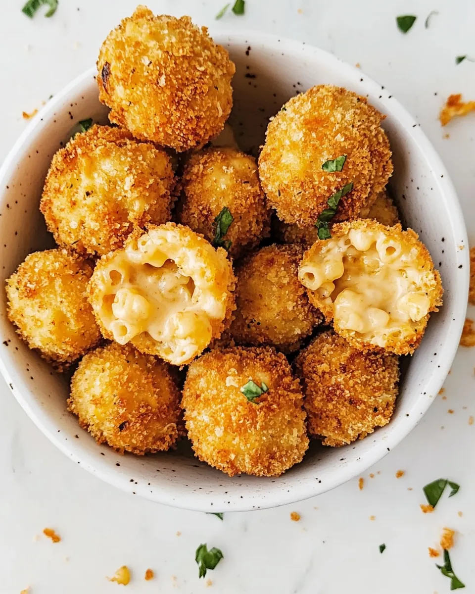 Fried Mac and Cheese Balls