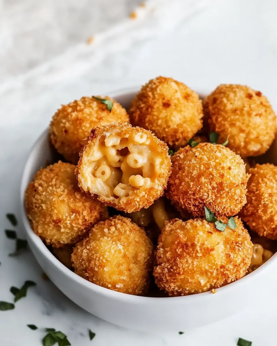 Fried Mac and Cheese Balls