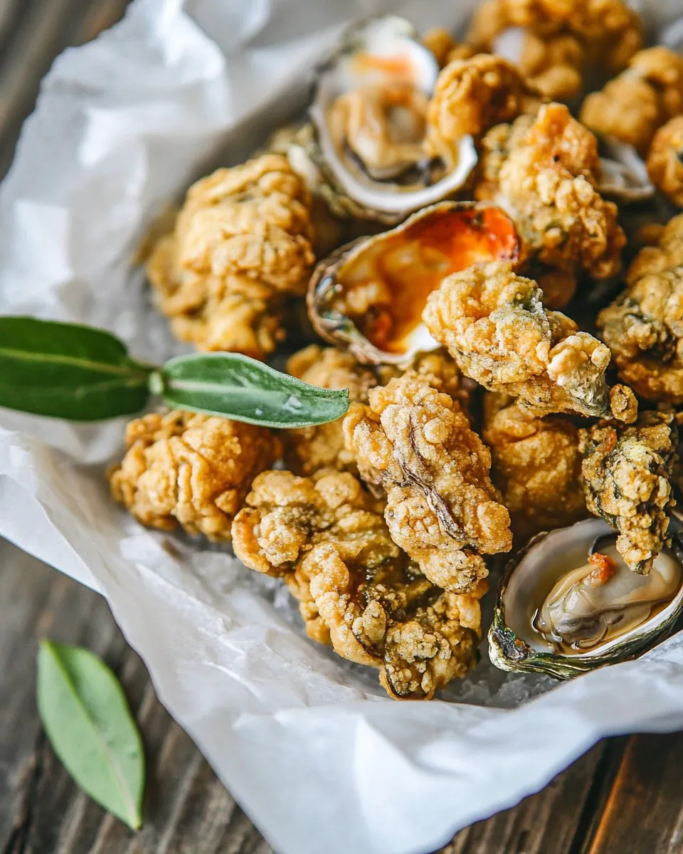 Fried Oysters and Littleneck Clams