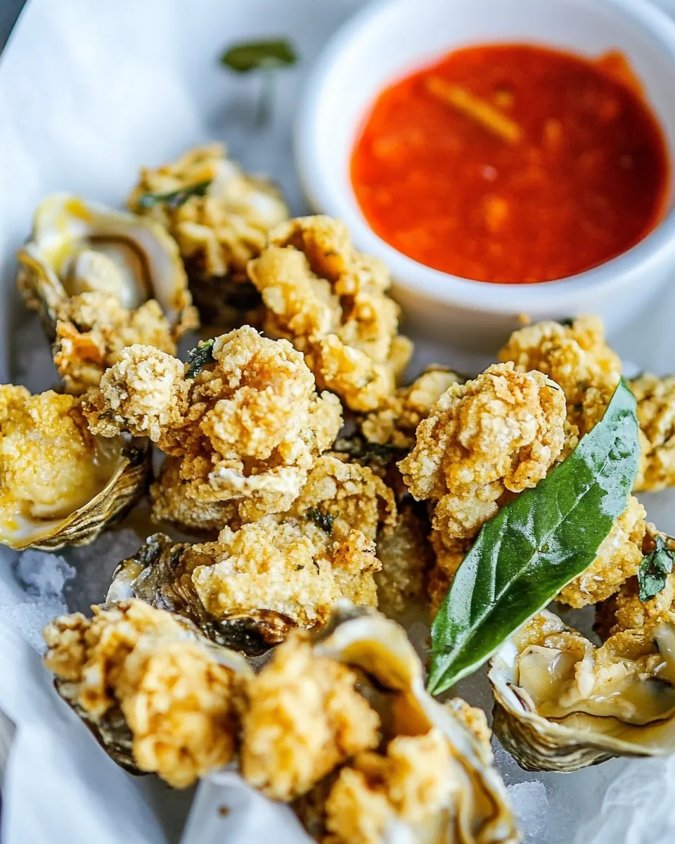 Fried Oysters and Littleneck Clams