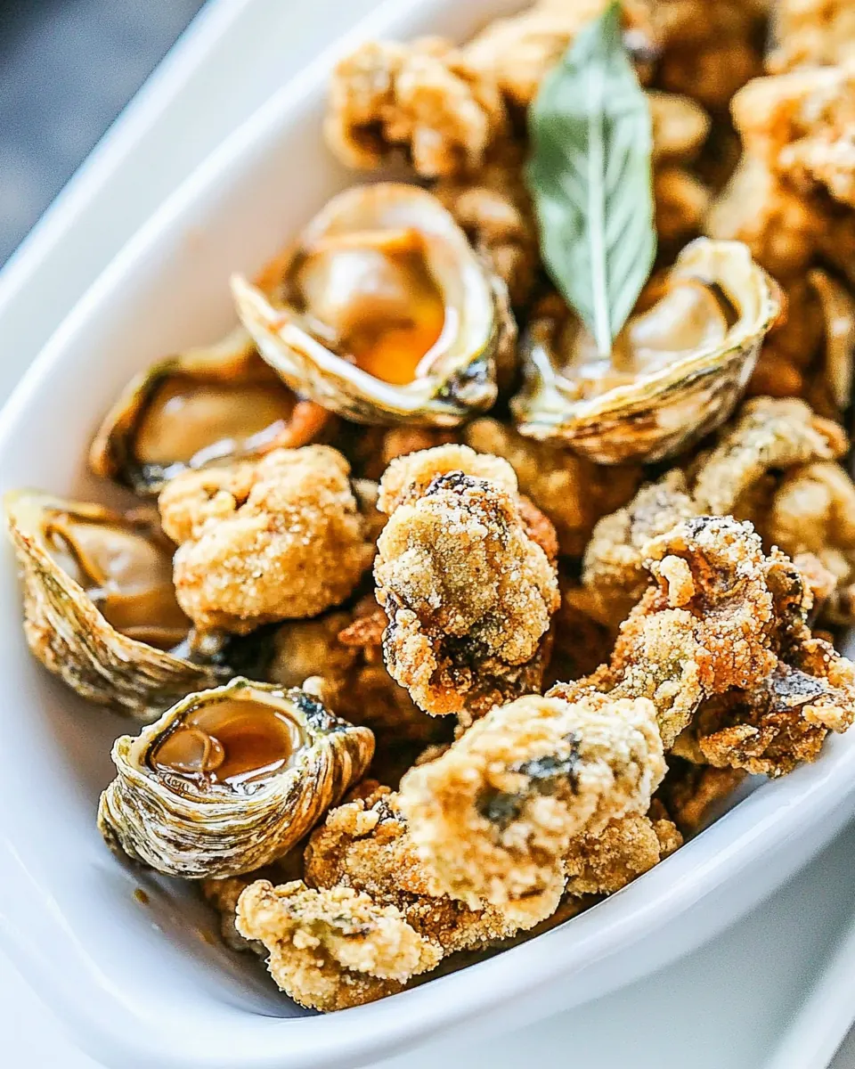 Fried Oysters and Littleneck Clams