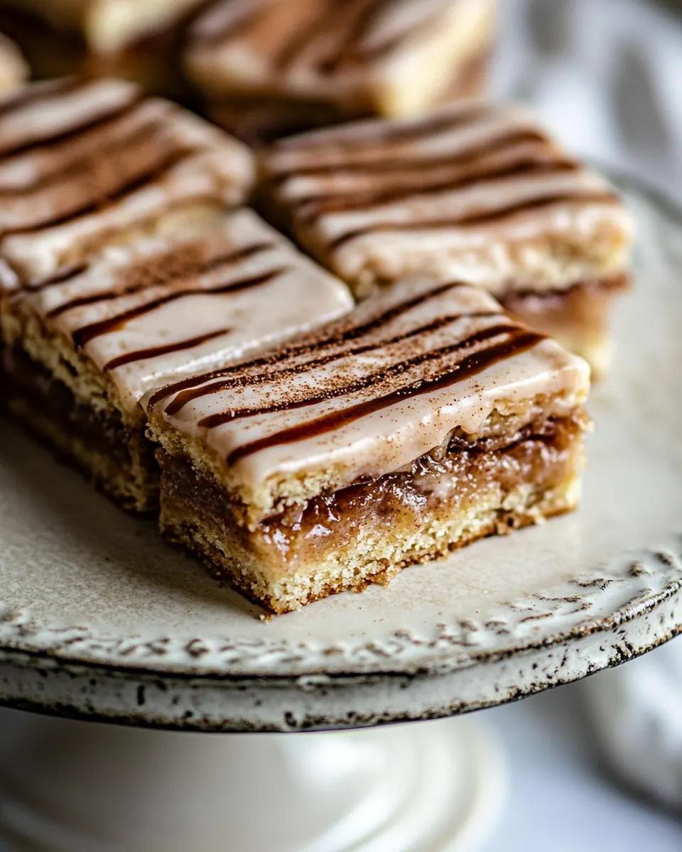 Frosted Brown Sugar Cinnamon Pop Tart Bars