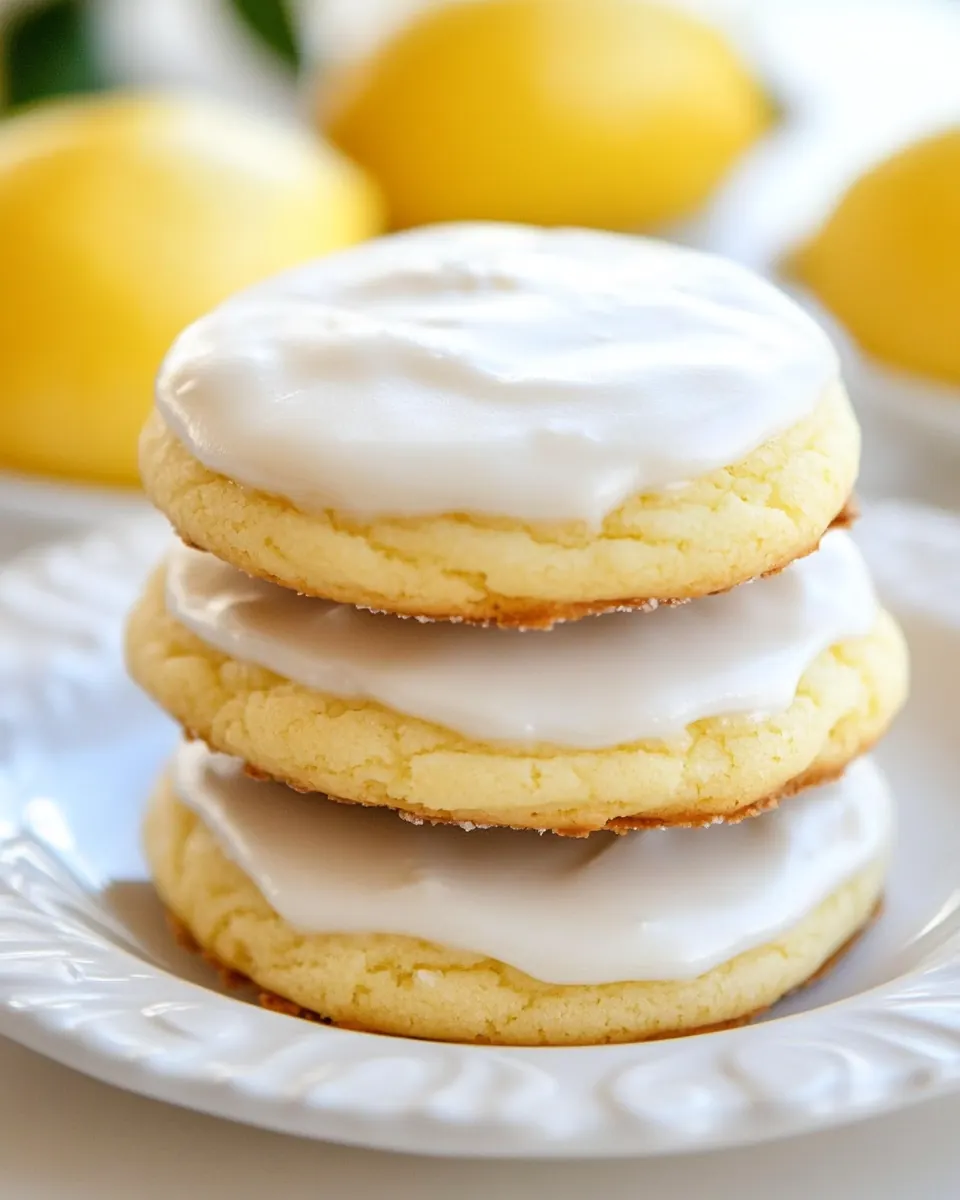 Frosted Lemon Cookies