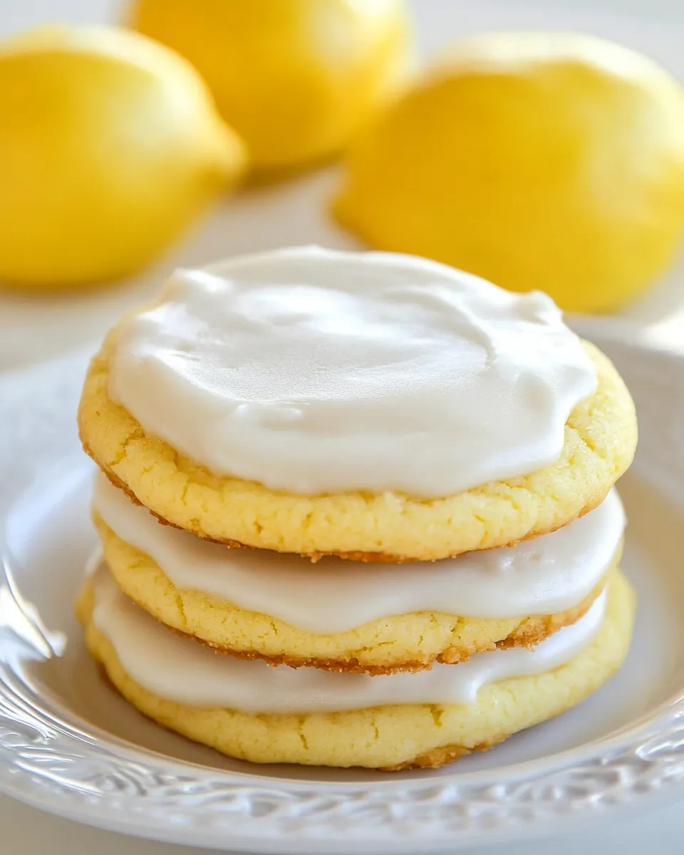 Frosted Lemon Cookies