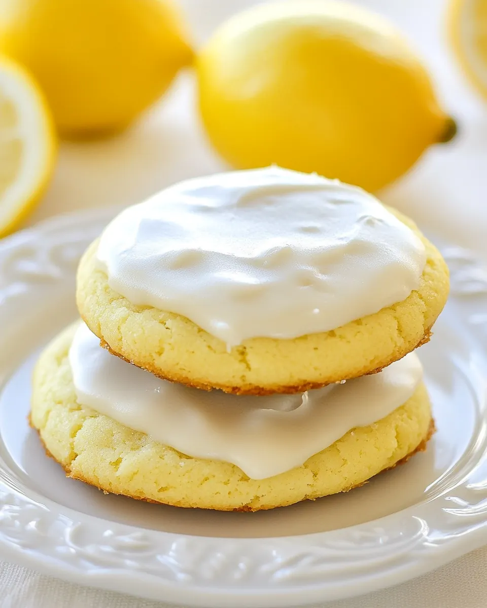 Frosted Lemon Cookies