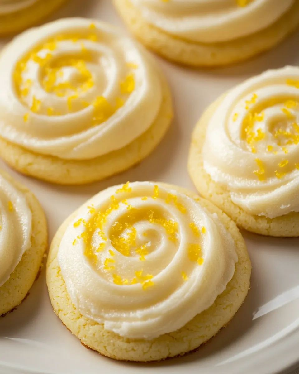 Frosted Lemon Sugar Cookies