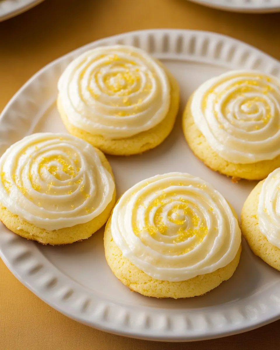 Frosted Lemon Sugar Cookies