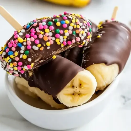 Frozen Chocolate Covered Bananas