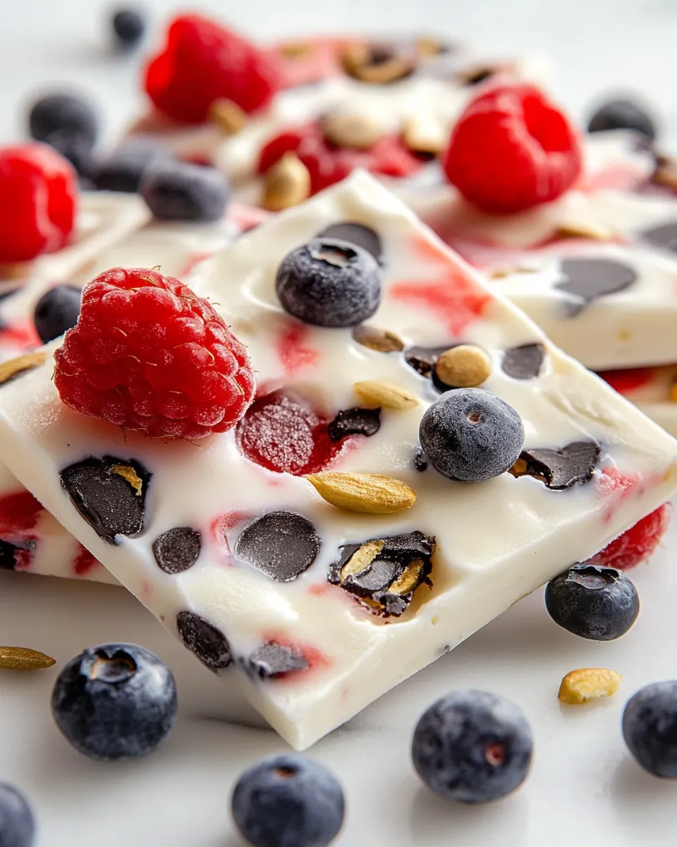 Frozen Yogurt Bark