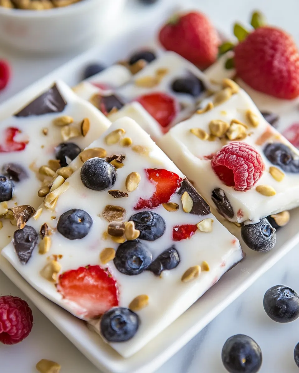 Frozen Yogurt Bark