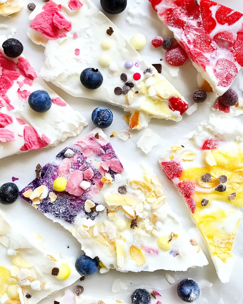 Frozen Yogurt Bark