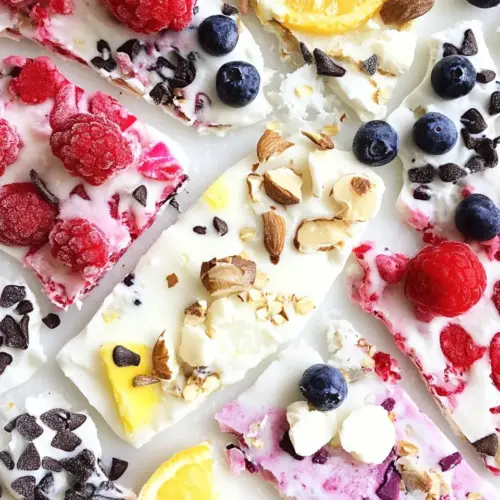 Frozen Yogurt Bark