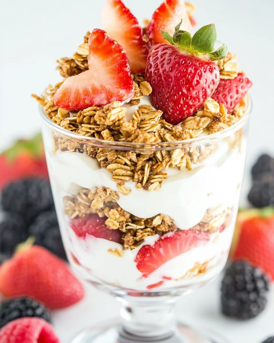 Fruit and Yogurt Parfaits with Easy Granola