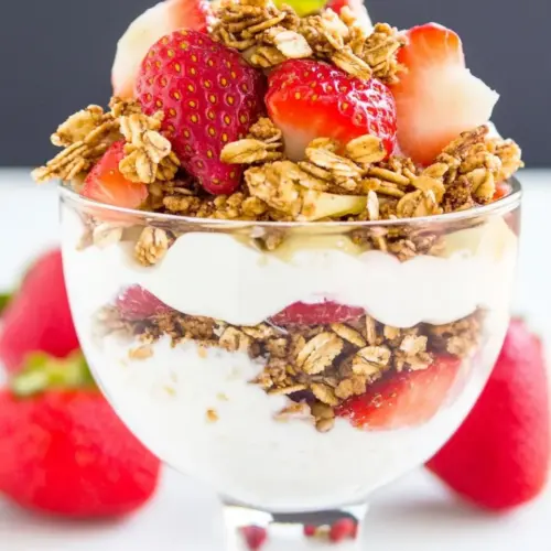 Fruit and Yogurt Parfaits with Easy Granola