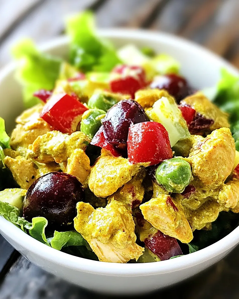 Fruity Curry Chicken Salad